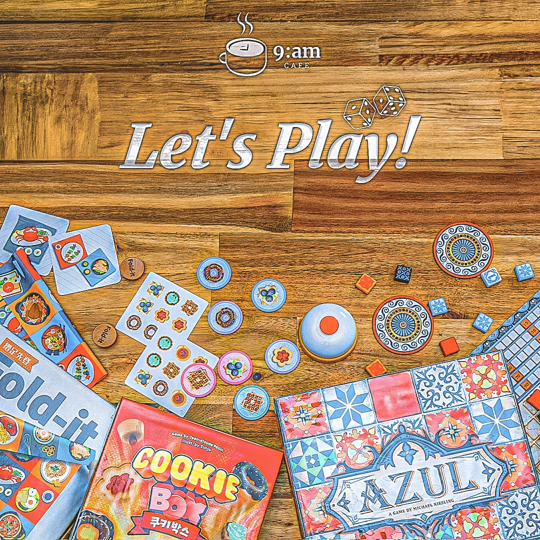 Board game dan card game di 9am Cafe Gading Serpong